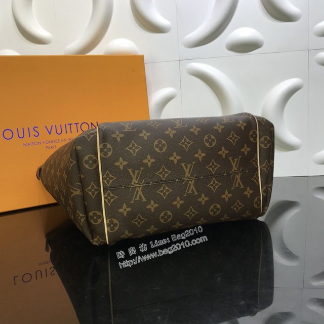 lv路易威登專櫃2022新款TOTALLY中號手袋 lv老花頂級原單女士肩背包 M56689 N51263 ydh4973